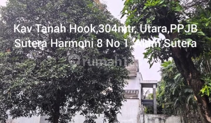 Sutera Harmoni Alam Sutera Luas 304 M2 Huk Utara Barat