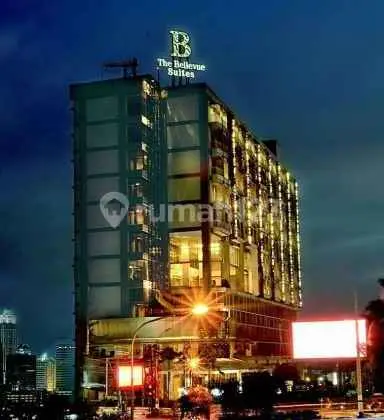 kamar tidur apartemen bellevue suites pondok indah