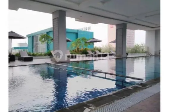 kolam renang apartemen the h residence fullyfurnished
