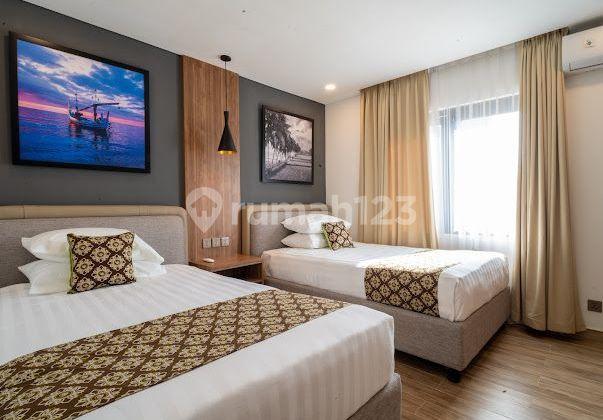 kamar tidur apartemen 2br nusa dua bali