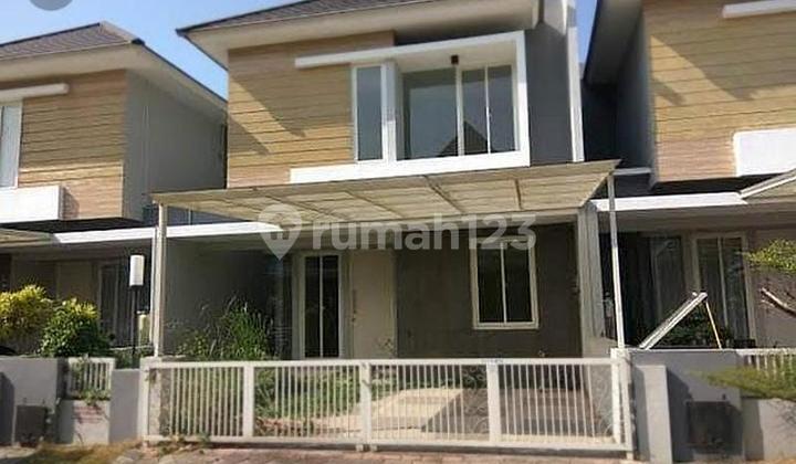 tampak depan natura residence, jenggolo unit ready