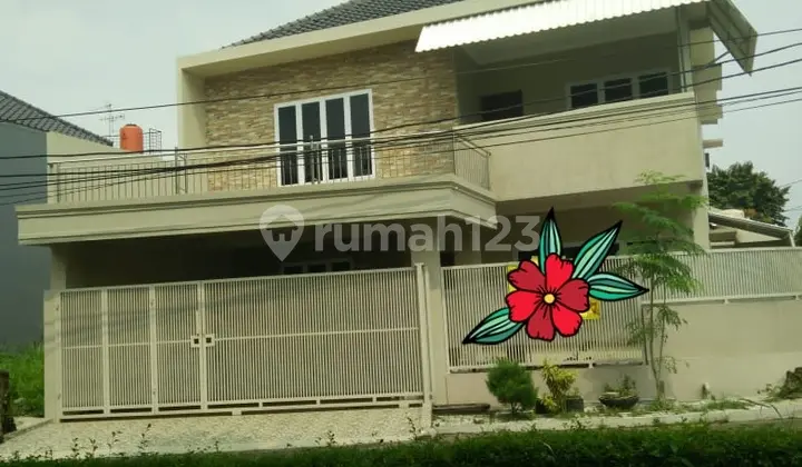 tampak depan rumah siap huni 2 lantai