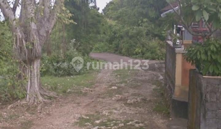 tampak depan tanah 2 are lokasi taman