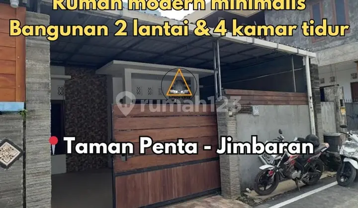 tampak depan rumah minimalis 2 lantai di