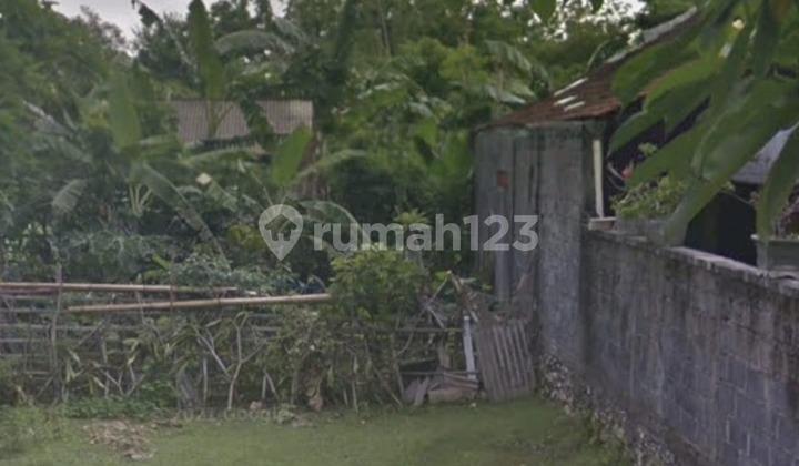 tampak depan tanah 2 are lokasi taman