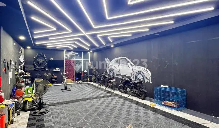 garasi/carport tempat usaha digresik kota baru