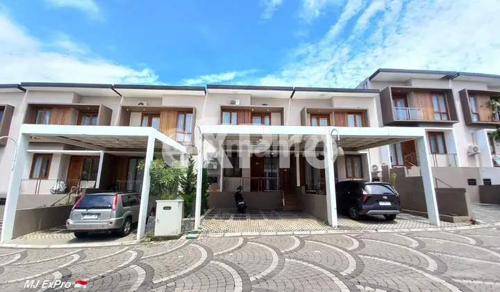 tampak depan rumah siap huni cluster bali