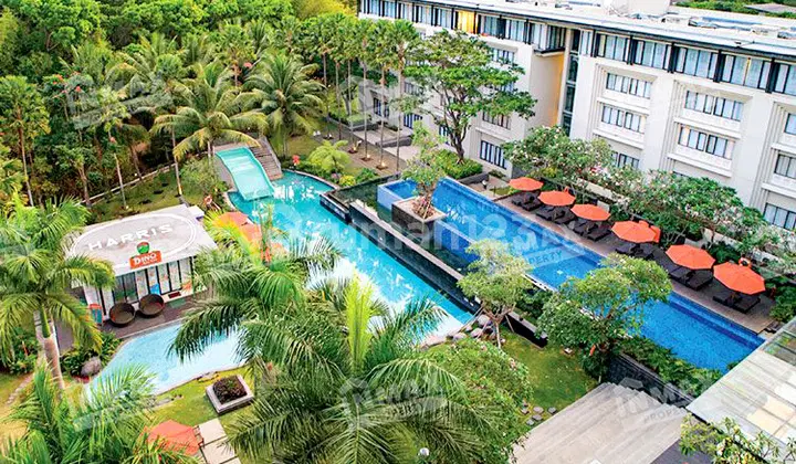 kolam renang dijual/forsale condotel harris hotel veteran