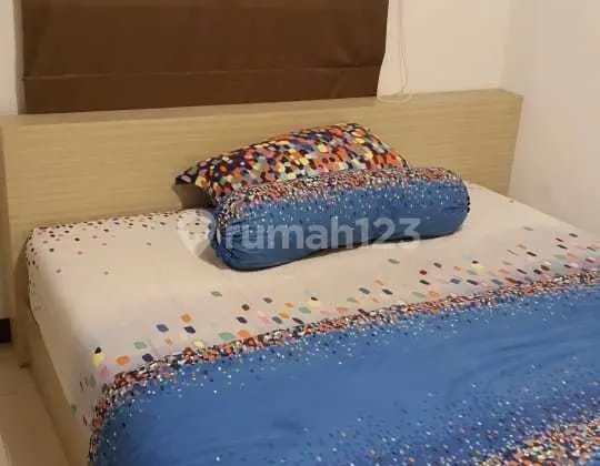 kamar tidur apartemen waterplace 2br bagus furnished