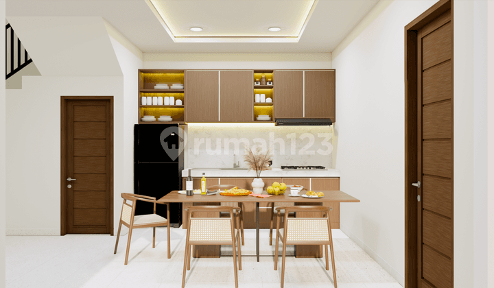 ruang makan modern tropical residence freehold full