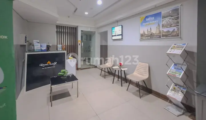 ruang tamu apt royal heights tajur bogor