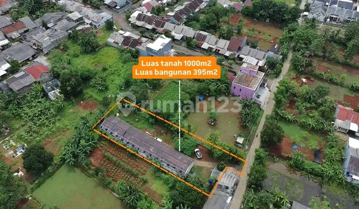tampak depan rumah kontrakan dijual arco duren