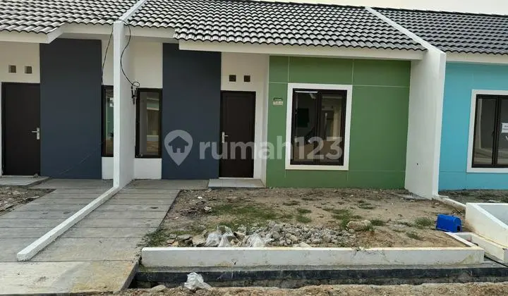 tampak depan perumahan permata mutiara maja cluster