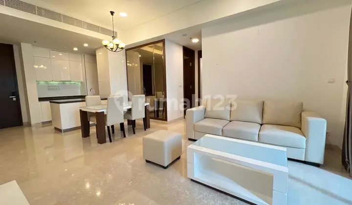 ruang tamu disewakan apartemen anandamaya residence
