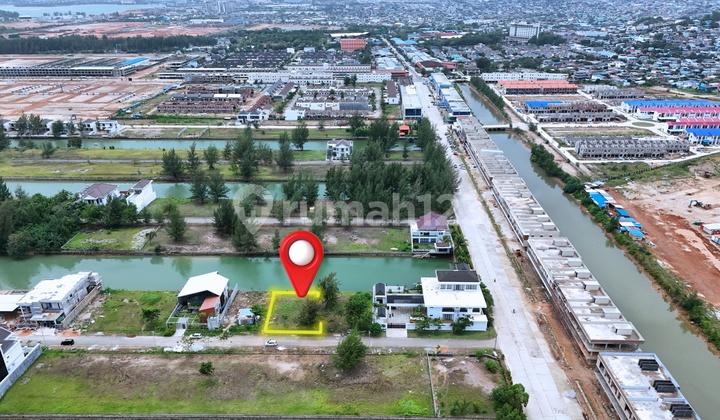 tampak depan kavling siap bangun 600 m2