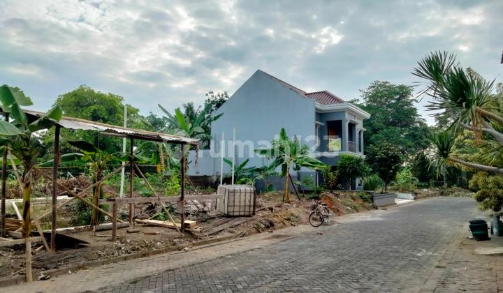 tampak depan tanah kavling jogja di perum