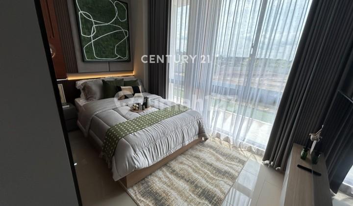 kamar tidur hunian mewah modern di cluster
