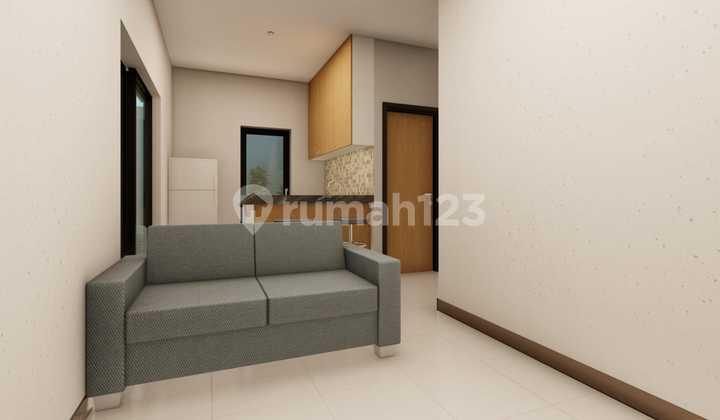 ruang tamu rumah modern tanah luas dekat