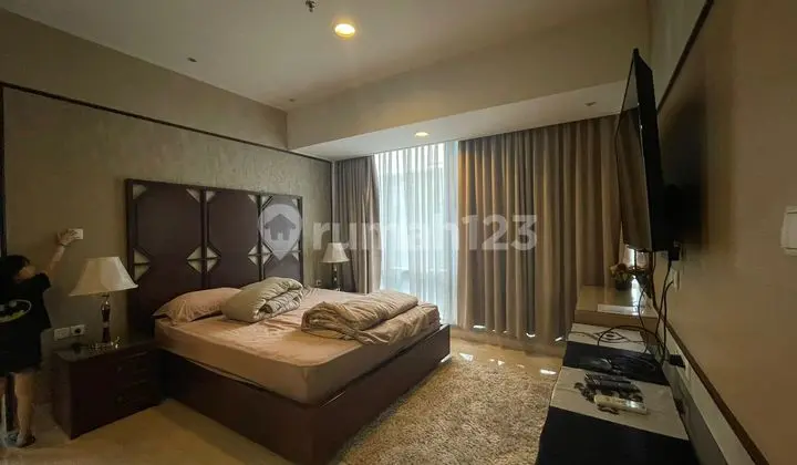 kamar tidur di sewa apartemen ascott, kuningan,