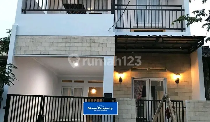 tampak depan dijual cepat rumah minimalis rapi