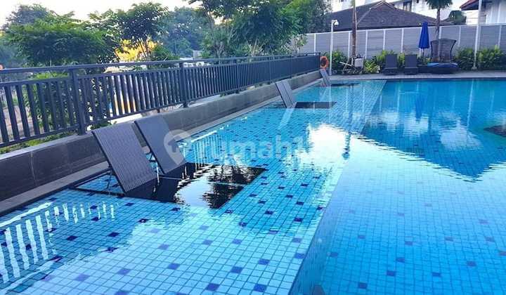 kolam renang apartemen murah type studio furnished