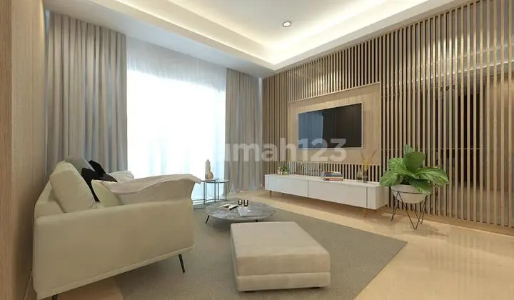 ruang keluarga disewakan unit 2 bedroom di