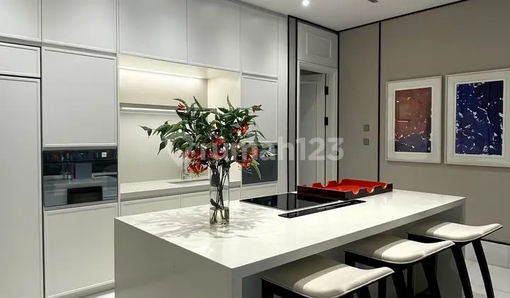 dapur apartemen mewah st regis 3br