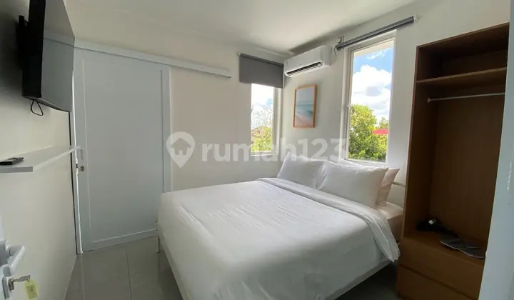kamar tidur rumah di pecatu indah resort