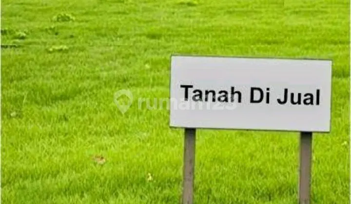tampak depan dijual tanah kavling hook villa