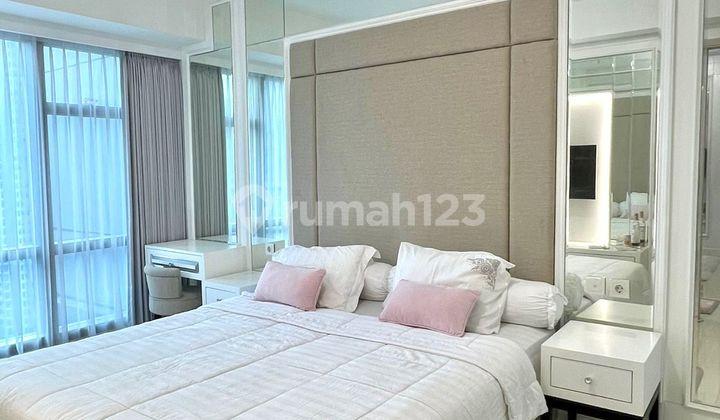 kamar tidur disewakan apartemen la riz mansion
