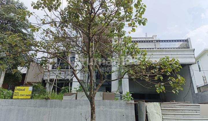 tampak depan dijual rumah bali hill di