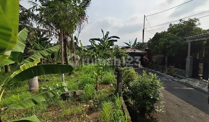 tampak depan tanah kavling perum cimanggu permai