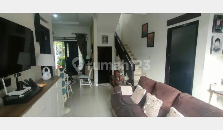 ruang keluarga dijual rumah di mutiara sentul