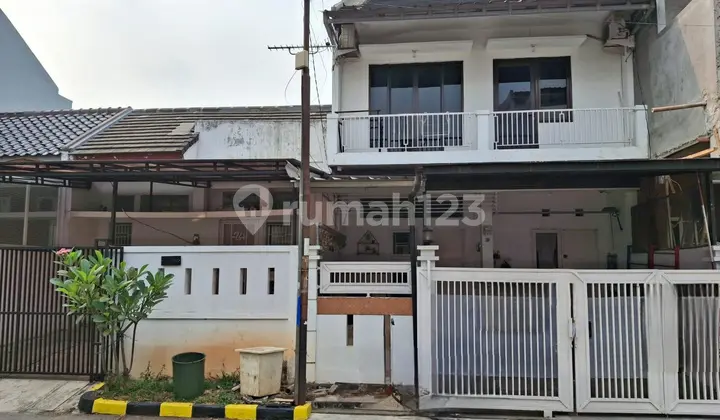 tampak depan rumah termurah siap huni mediterania