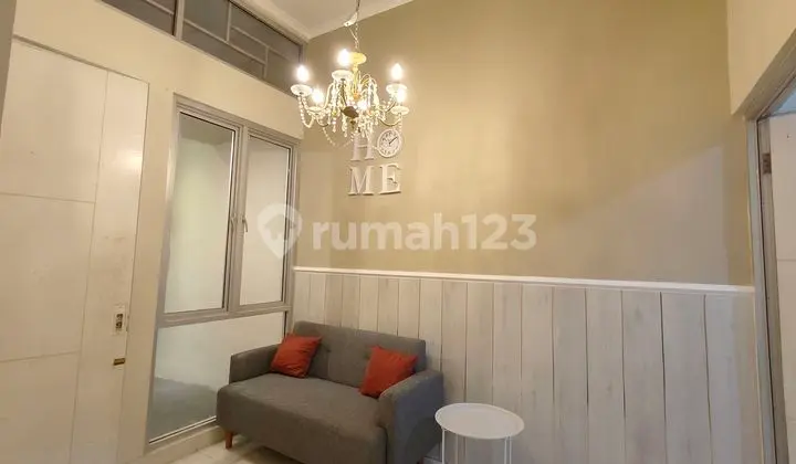 ruang tamu rumah cantik aesthetic siap huni