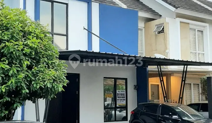 tampak depan rumah cluster verdant ville, the