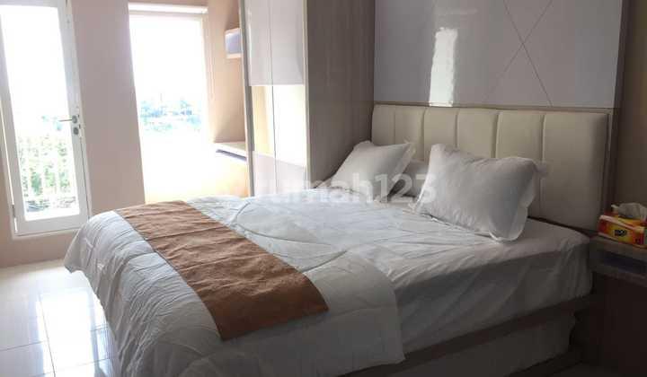 kamar tidur apartement candiland view semarang kota