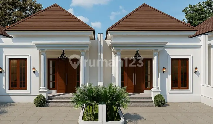 tampak depan rumah di jl. tanjung barangan
