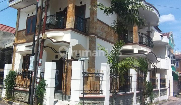 tampak depan rumah siap huni di perum