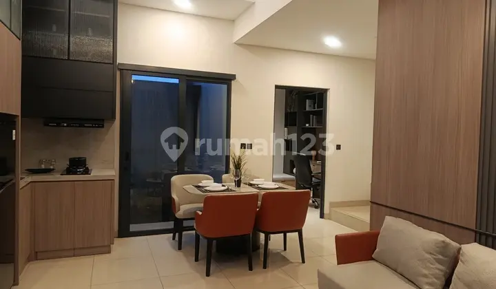 ruang tamu cluster new parva paradiso sentul