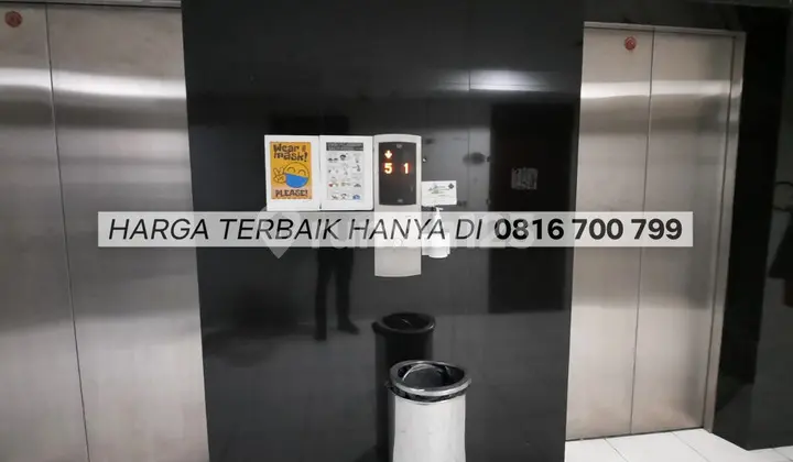 tampak depan apartemen elvis jababeka, studio, furnished