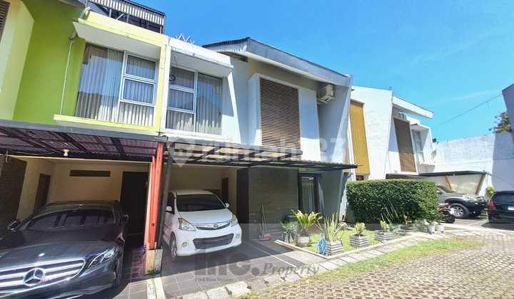 tampak depan rumah cluster cigadung sangat nyaman