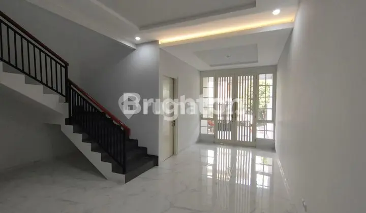 ruang keluarga rumah baru gress pantai mentari