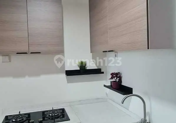 dapur jual rugi brooklyn 1br, furnished,lantai