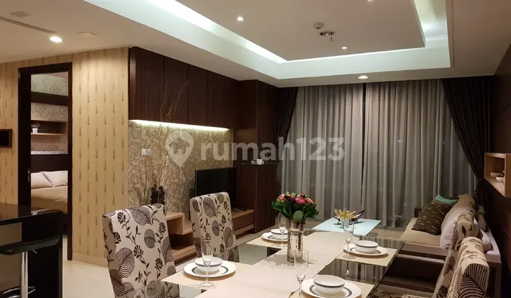 ruang makan for rent 2+1br at ascott