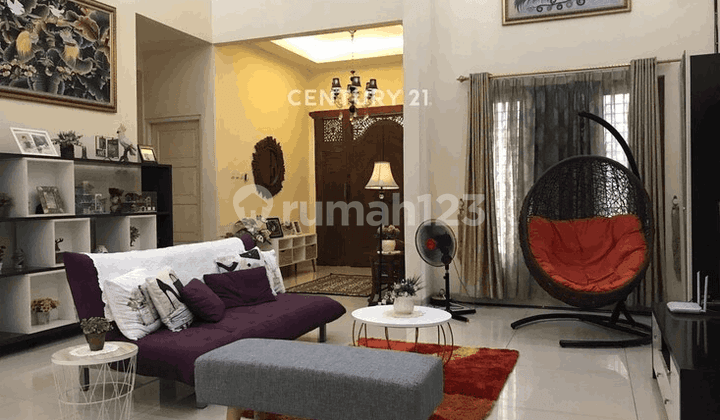 ruang tamu dijual rumah di komp peruri