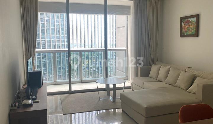 ruang tamu anandamaya residence 2br furnished best
