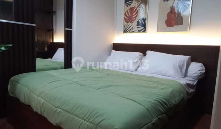 kamar tidur apartemen urbano studio siap huni