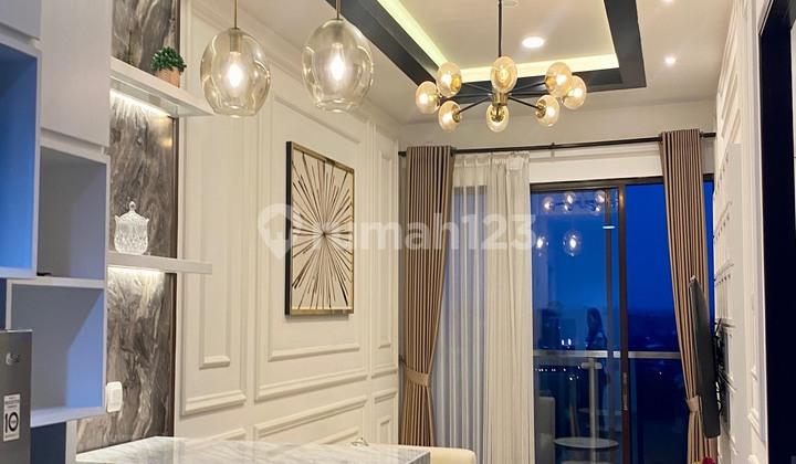 ruang tamu dijual apartemen amarta merapi view