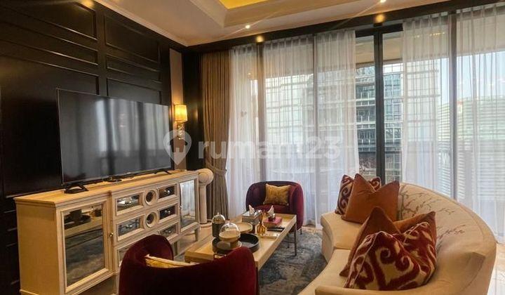 ruang keluarga apartemen district 8 senopati 3